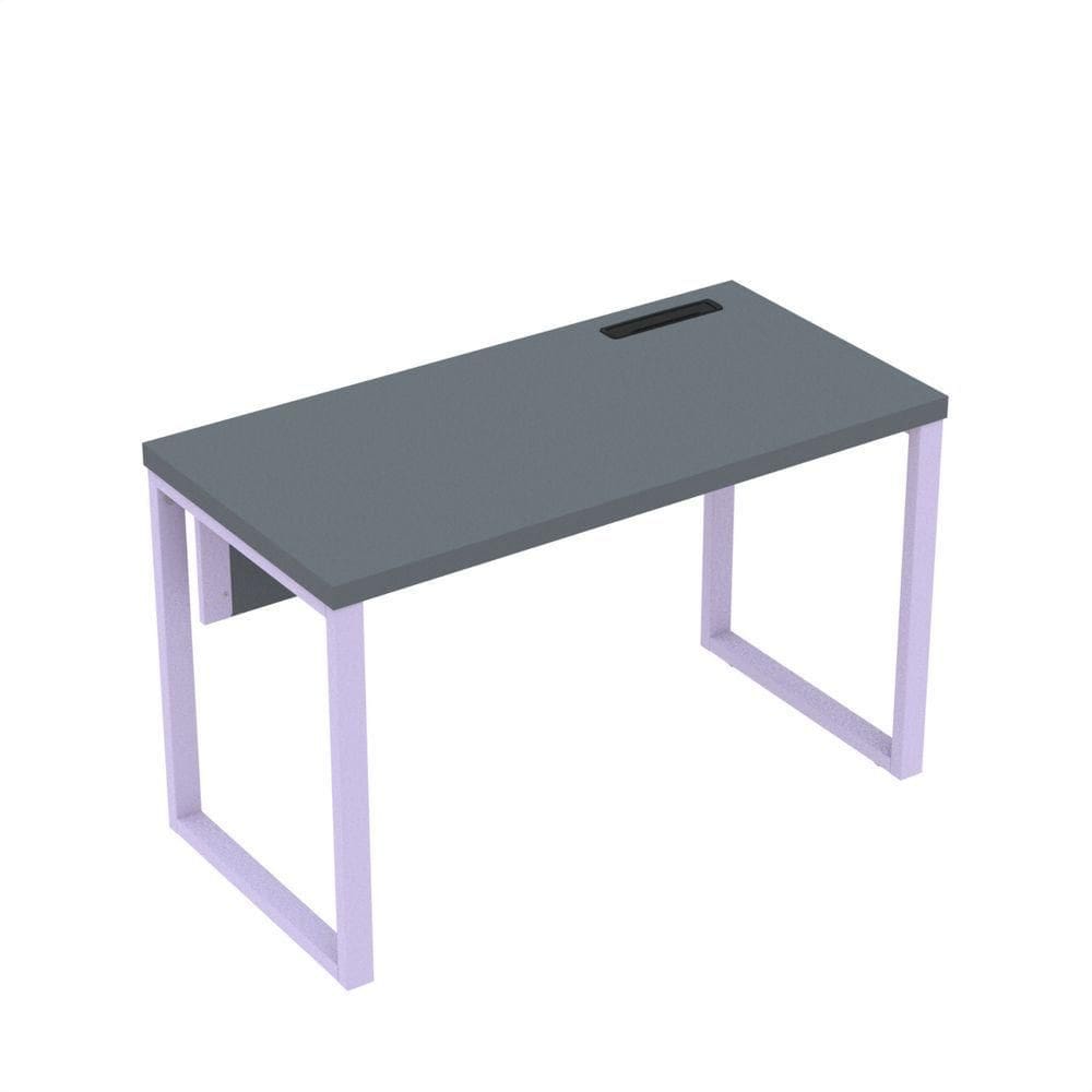 Mesa Plataforma Unica 120x60 Pe40 Grafito-lilas