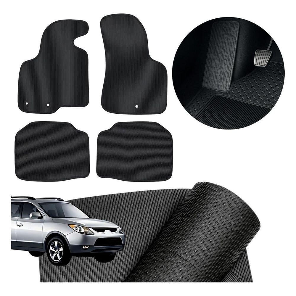 Tapete Borracha Carro Vera Cruz 2007 A 2012 + Descanso De Pé