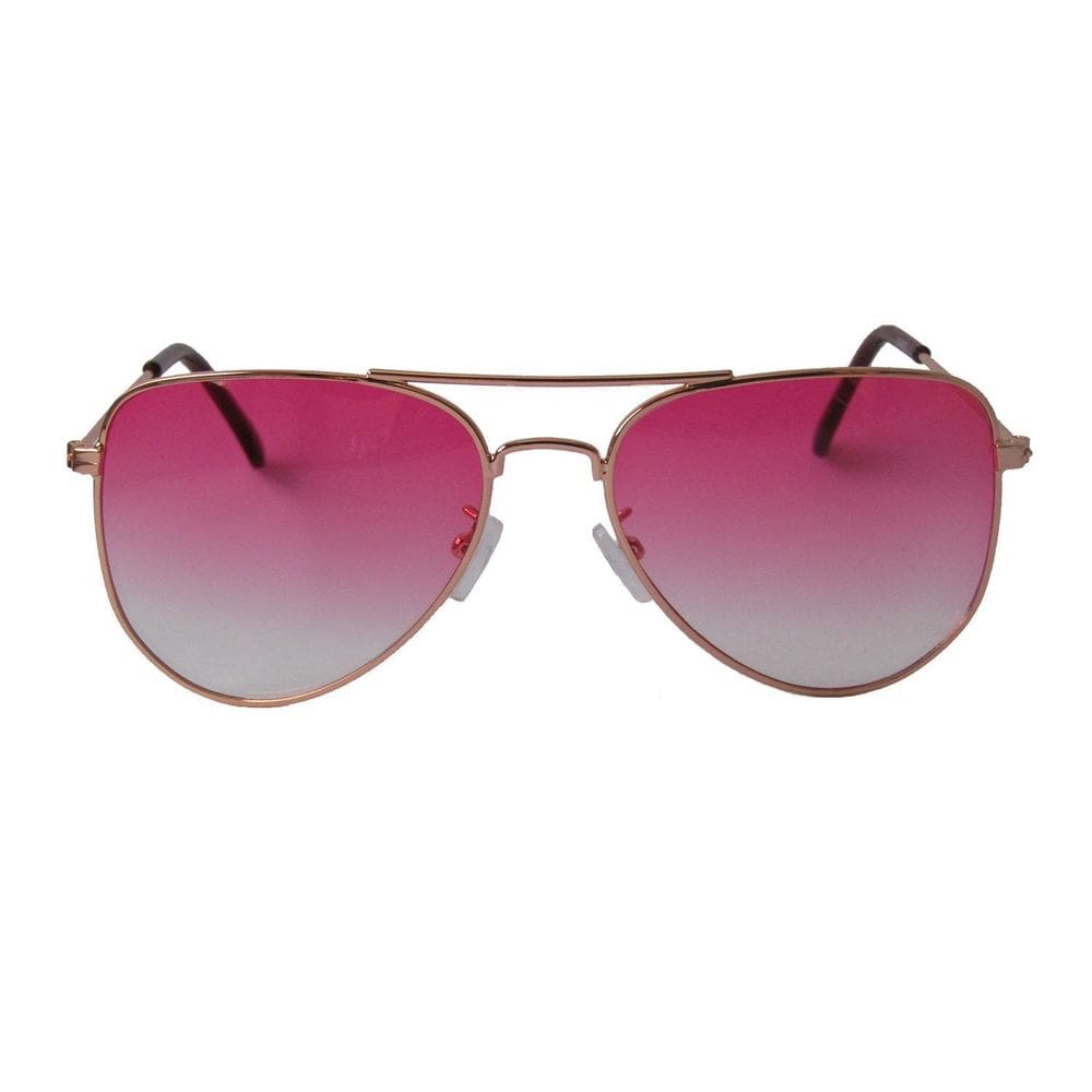 Oculos De Sol Feminino Tipo Aviador Lente Rosa