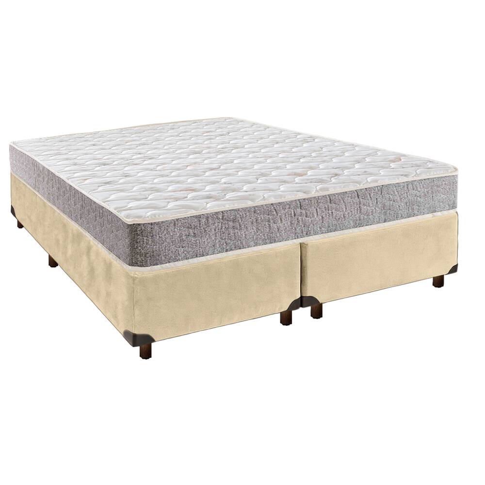 Cama Box + Colchão Casal D23 Inducol