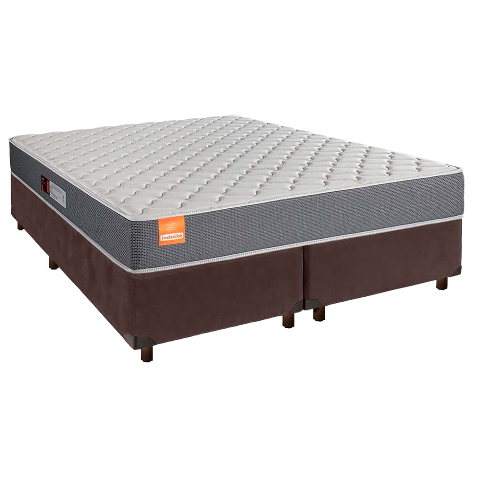 Cama Box + Colchão Casal D23 Pro Inducol