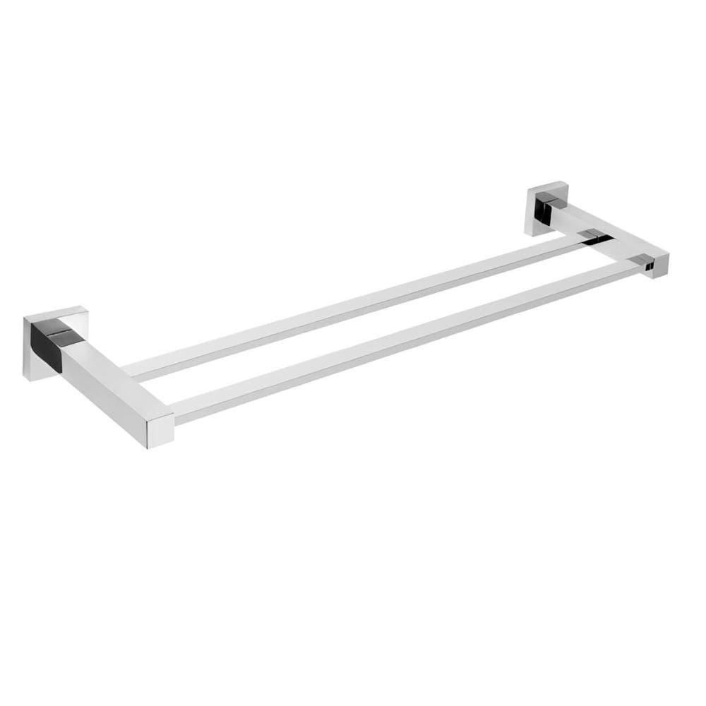 Porta Toalha Barra Duplo Athena Cromado Meber