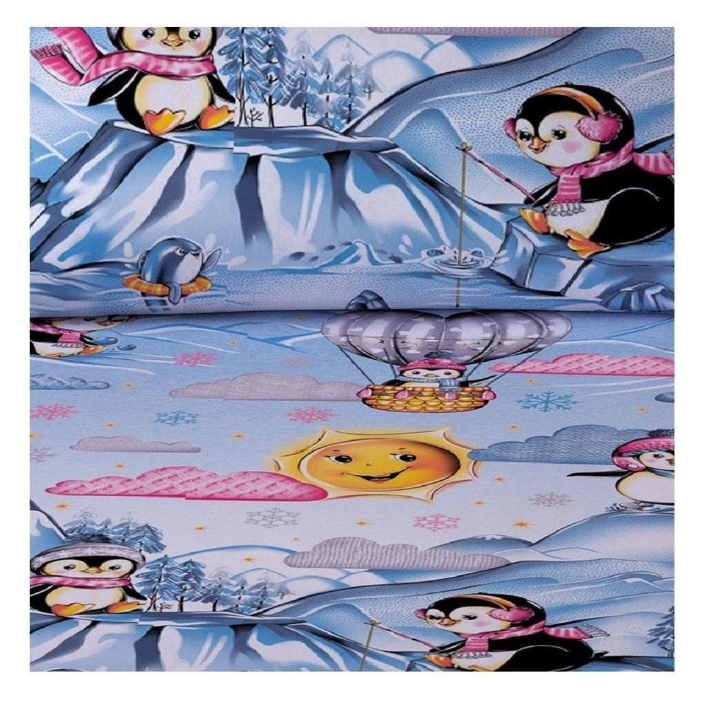 Jogo Lencol Cama Solteiro Completo Malha Vivaldi Kids