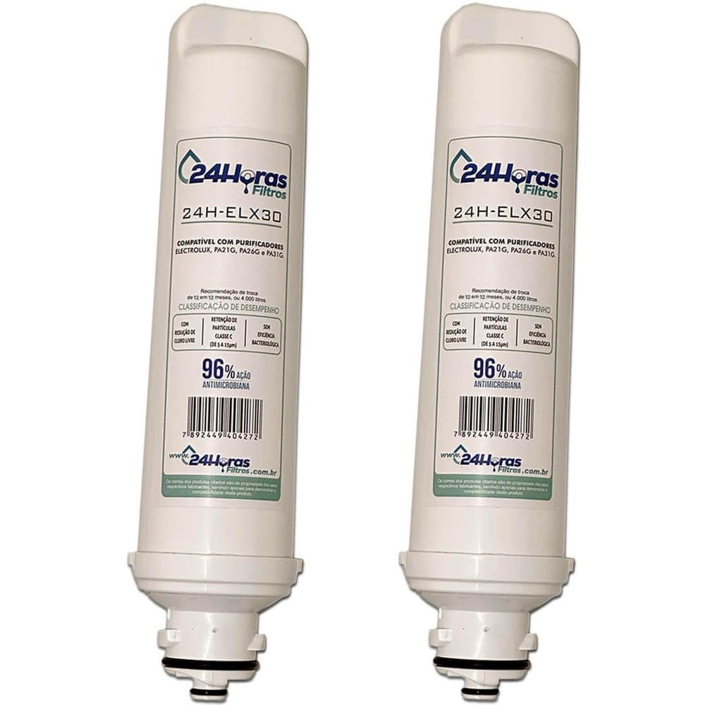Kit 2 Filtro Refil Compatível Electrolux Pa21 Pa26 Pa31