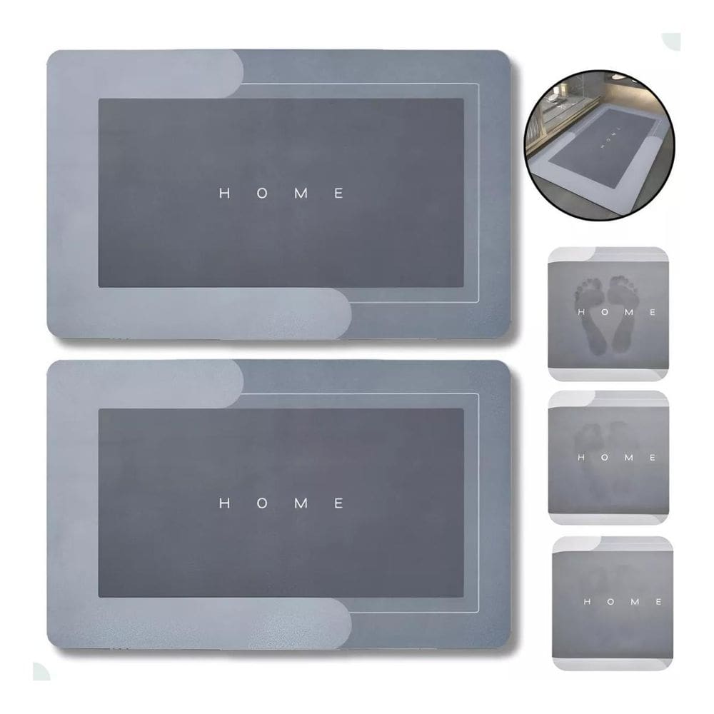 Tapetes Mágicos Para Banheiro E Box Absorventes Super