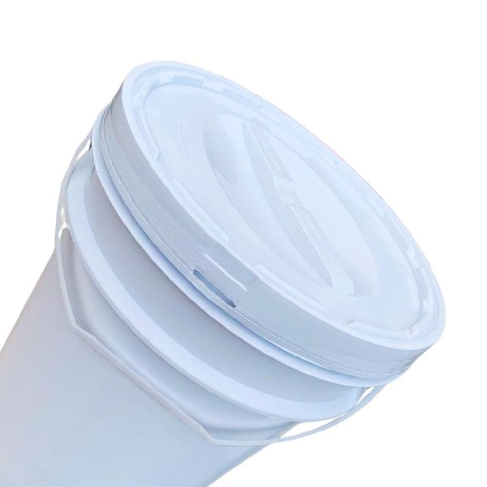 Balde Para Gelatina 20L Tampa De Rosquear - Kit 12 Pçs