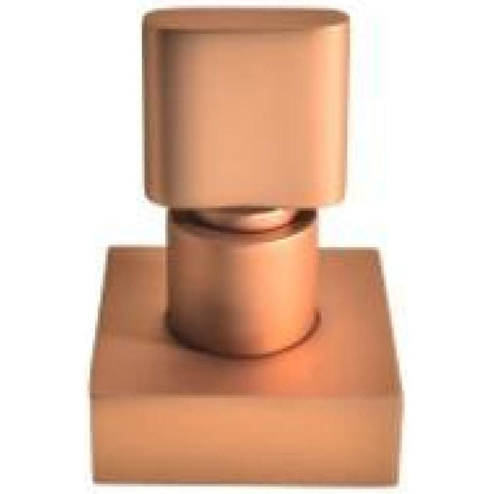 Acabamento De Registro Base Fabrimar - Rose Fosco - Dom