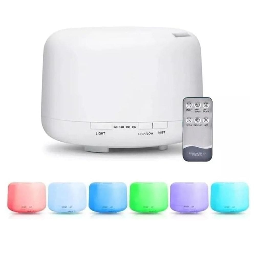 Aromatizador Difusor De Aromas Óleo Essencial Elétrico 500Ml