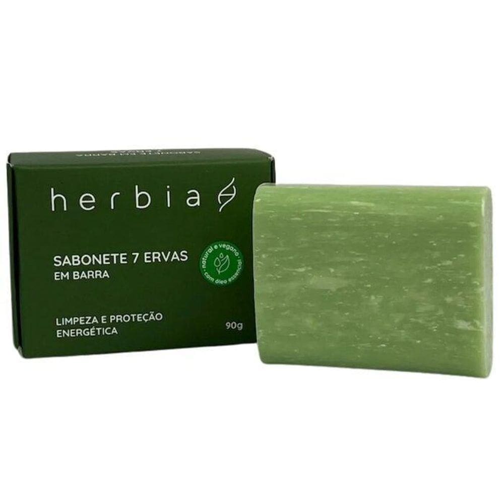 Sabonete 7 Ervas Em Barra 90G Herbia