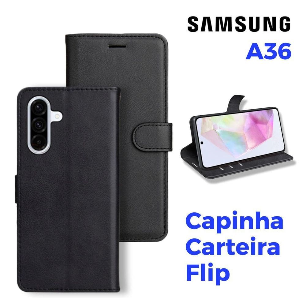 Capa Carteira Estojo Flip Cover Compativel Para Samsung A36