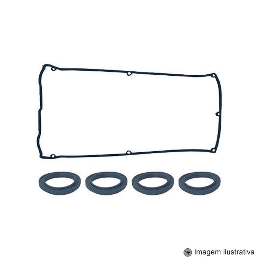 Kit Junta Tampa De Válvula Borracha Fiat Doblo Grand Siena Idea Palio Punto Strada Etorq 178D2211 1.6 1.8 16V 08 A 13 Grossa