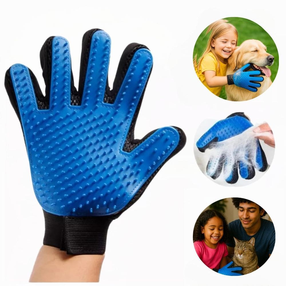 Luva Tira Pêlos Para Cães E Gatos