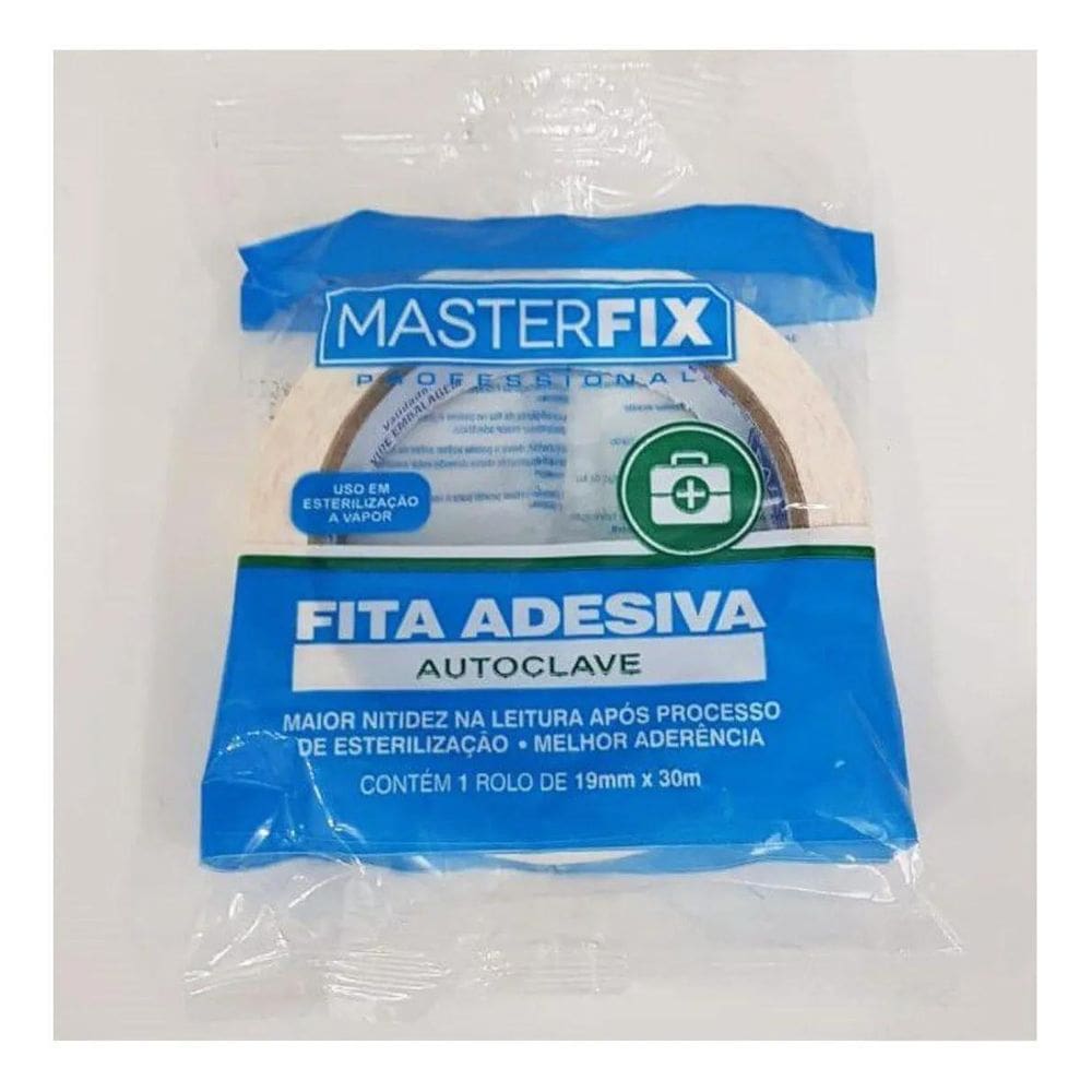 Fitas Adesivas Autoclave Indicadora 19Mmx30M Masterfix