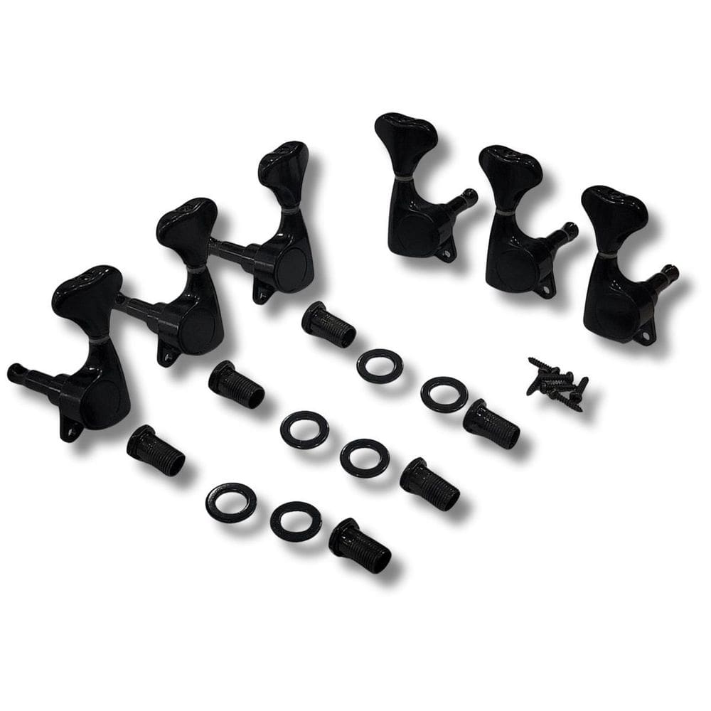 Tarraxa Para Violão Blindada Black Mhv 1000 Ronsani