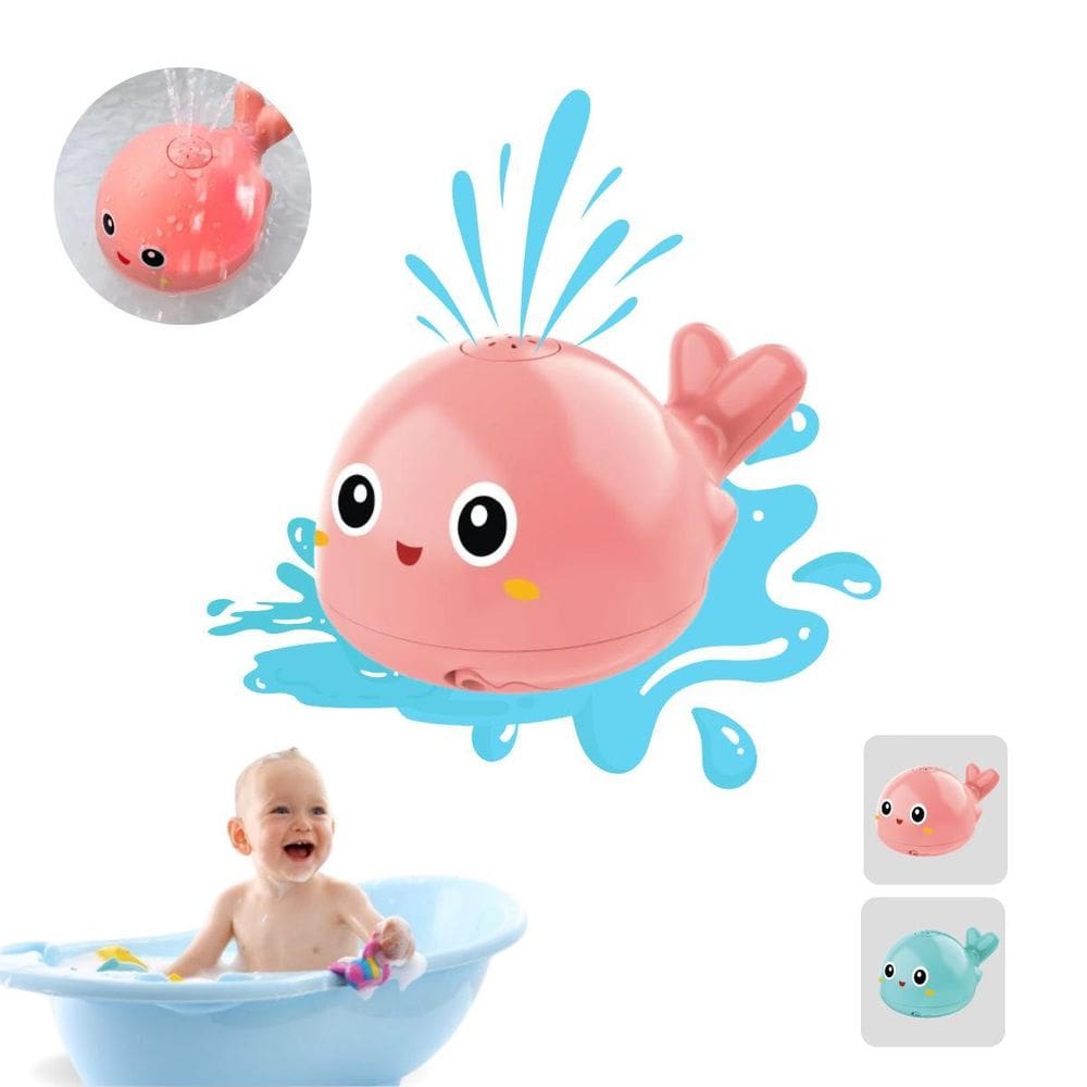 Baleia Chafariz Infantil Com Sensor E Luz Led