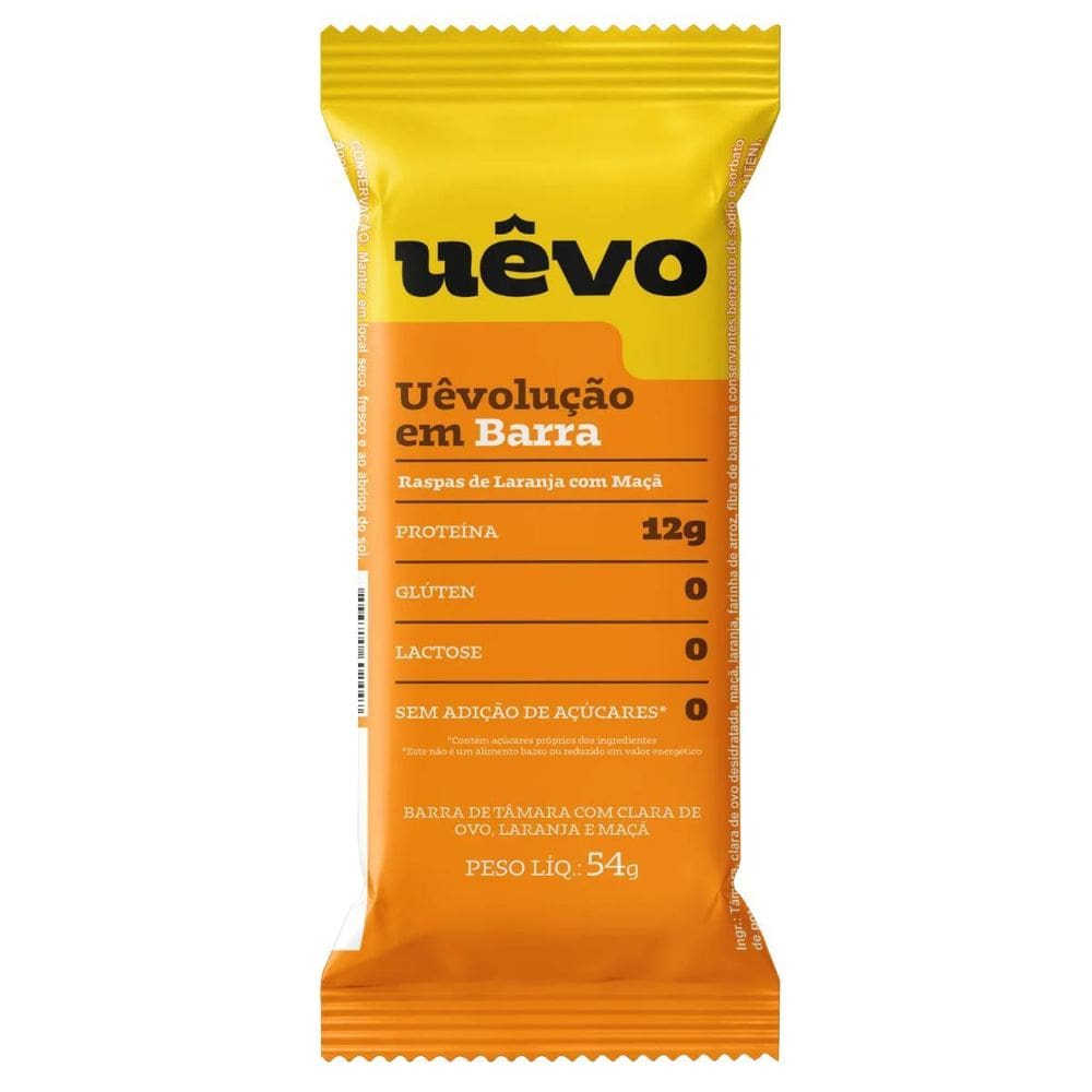 Barra De Proteína 29G Com Chocolate - Uêvo