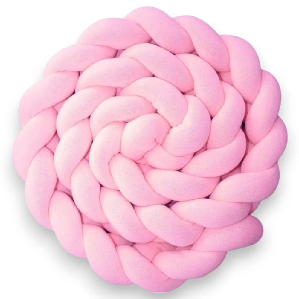 Trança Protetora 4 Metros Para Berço Para Bebê Rosa