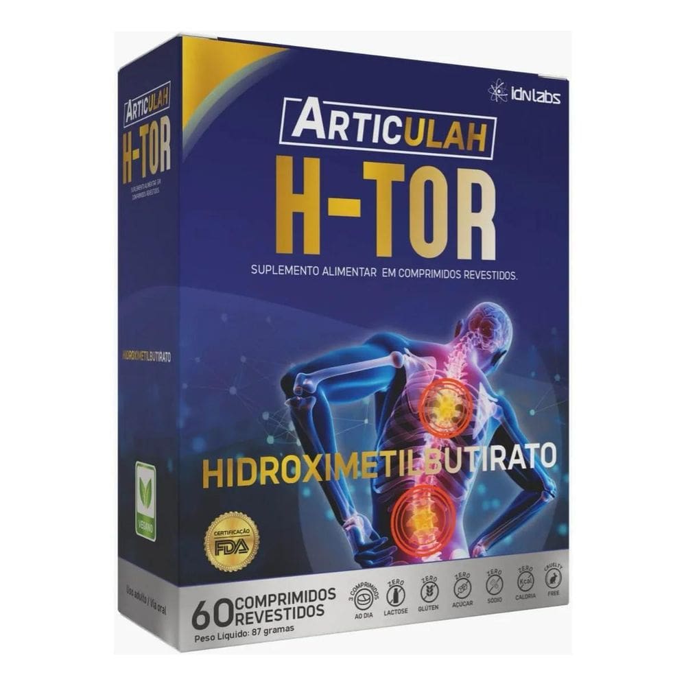 Articulah H-Tor 60 Comprimidos Revestidos Sem Sabor Idn Labs