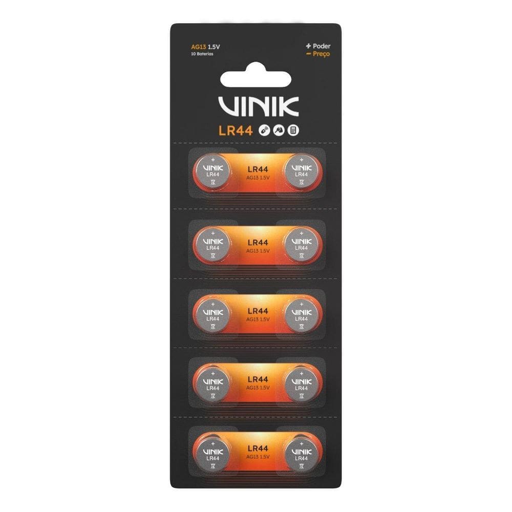 Bateria Alcalina Lr44 C/10 1.5V - Vb44B10