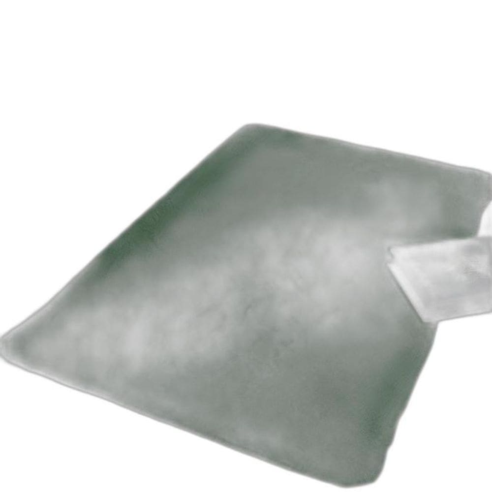 Tapete Chinchila Rozac Antiderrapante 50X70 Cm - Verde