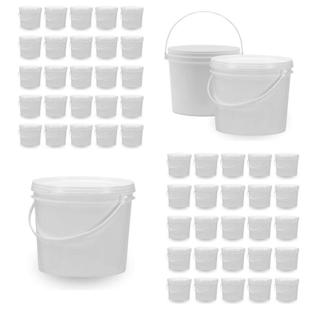 Balde Branco Para Doces 50 Pçs