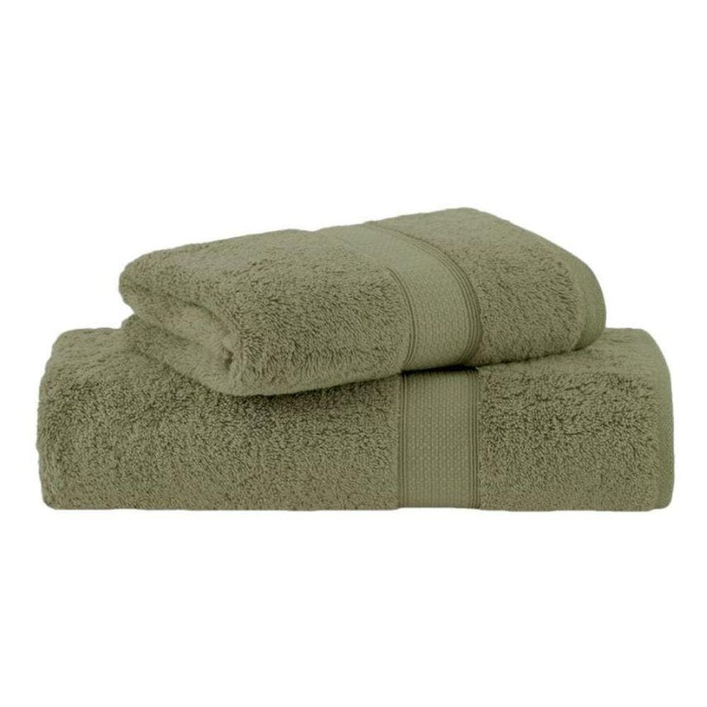 Kit Toalha Banho Gigante E Rosto 2 Pçs América Algodão