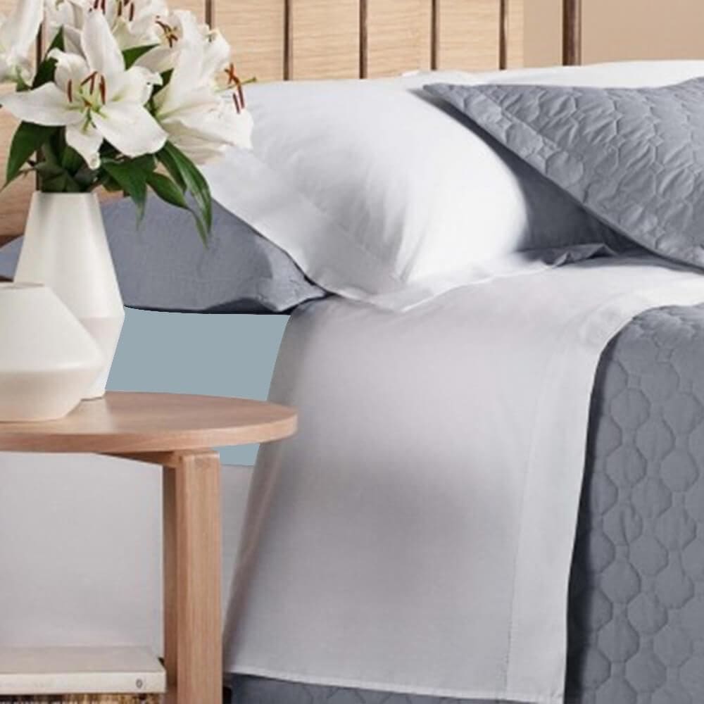 Lençol Elástico Queen 200 Fios Privilege Andreza Verde