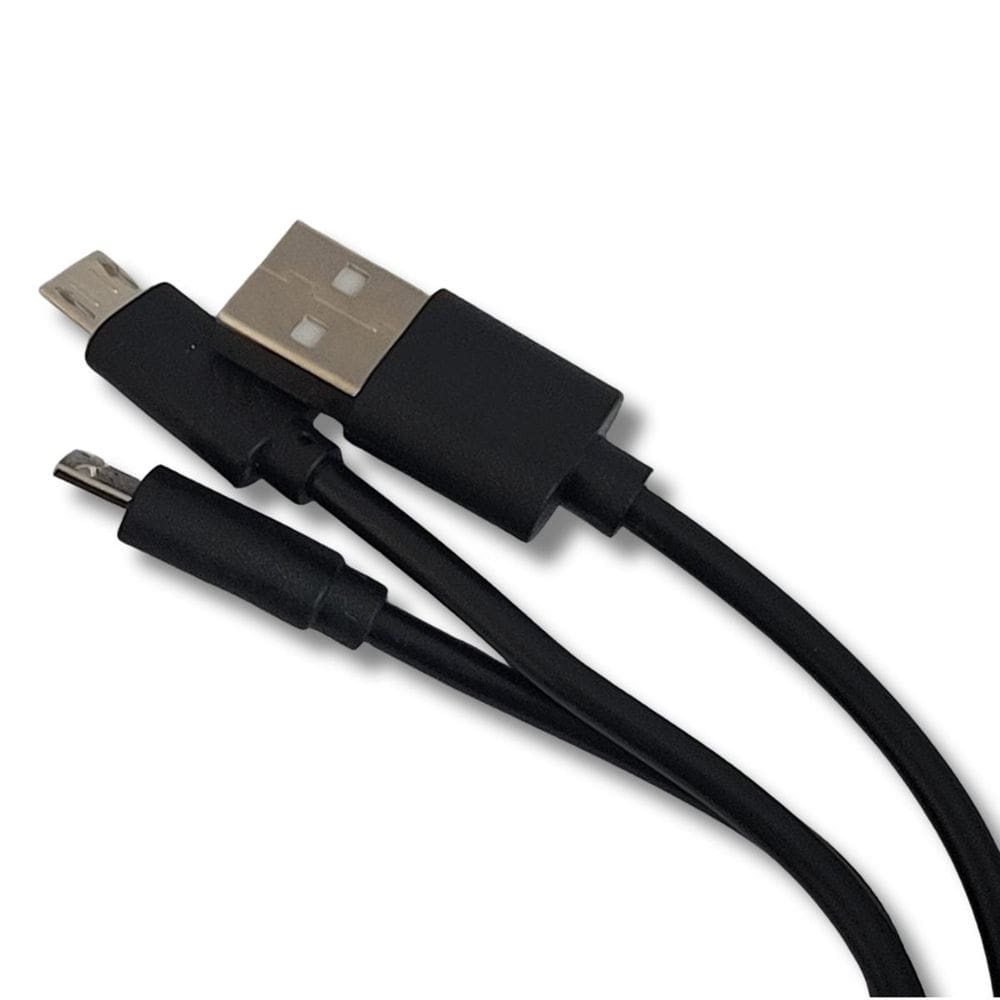 Cabo Usb X 2 Usb V8 Carregamento 2 Microfone | Extra