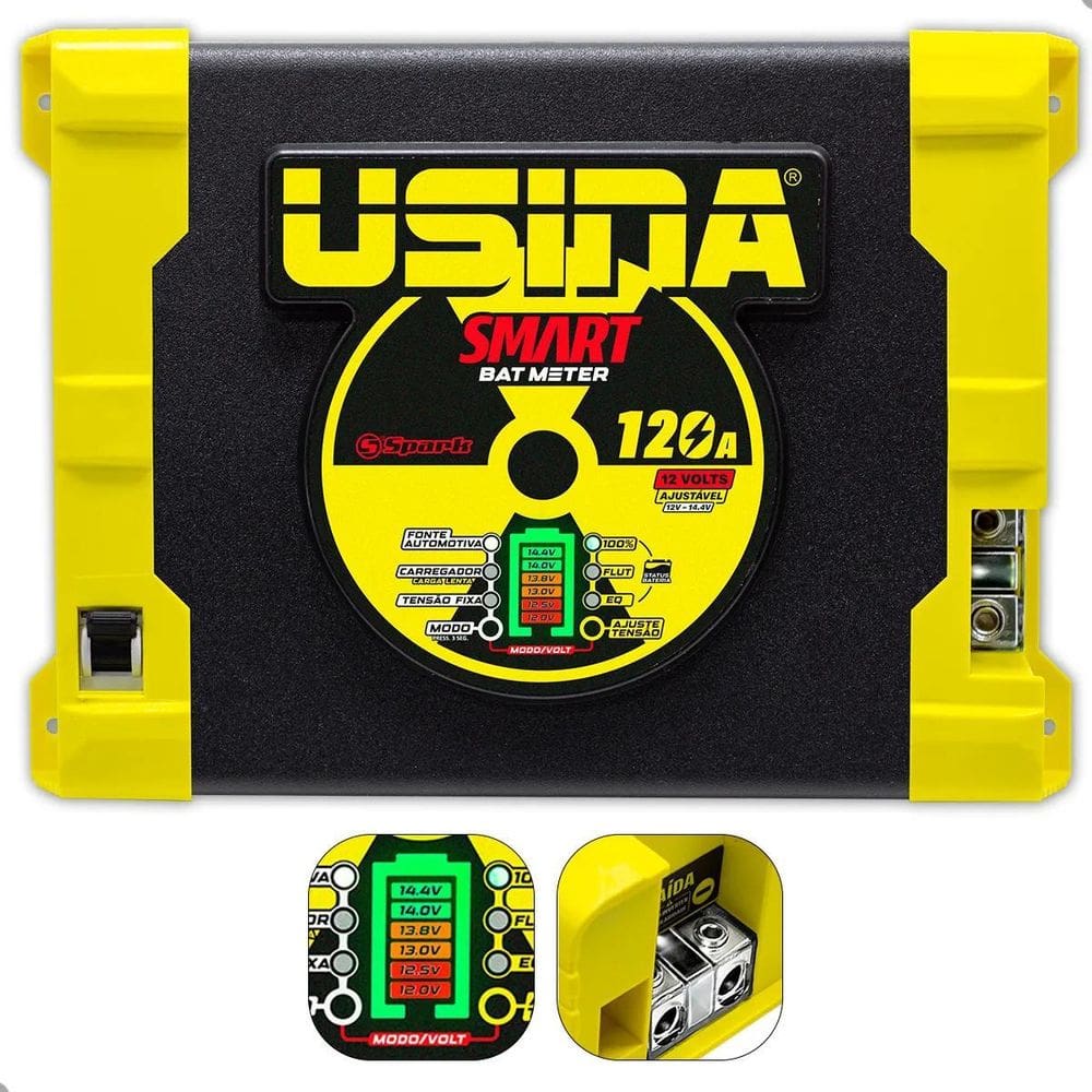 Fonte Automotiva Carregador Bateria 12V Usina Smart Bat
