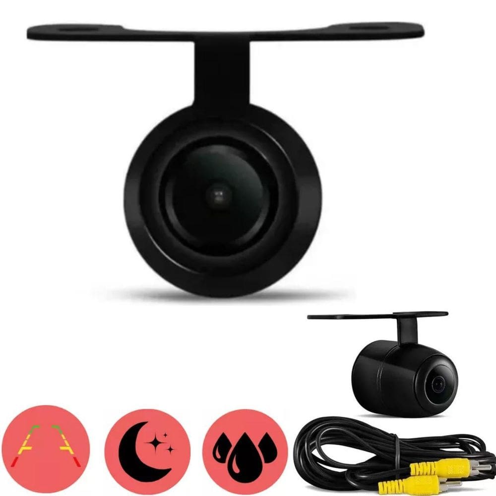 Câmera De Ré Colorida Universal Com Imagem Estável E Clara