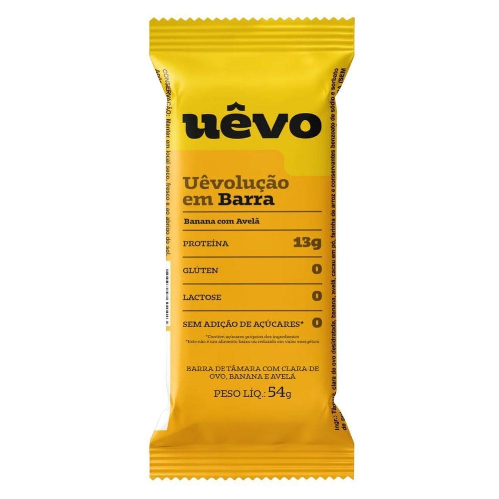 Barra De Proteína 29G Com Chocolate - Uêvo