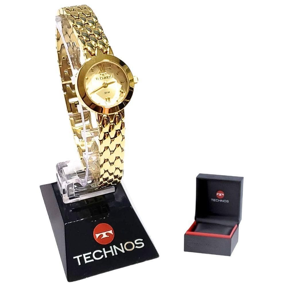 Relógio Technos Feminino Analógico Dourado Mini 5Y20Ln/1D