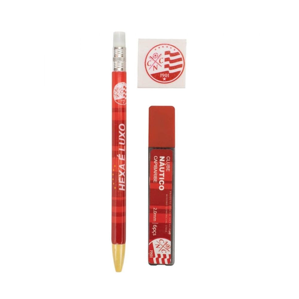 Jogo Com Lapiseira 2.0Mm Borracha E Grafites - Náutico