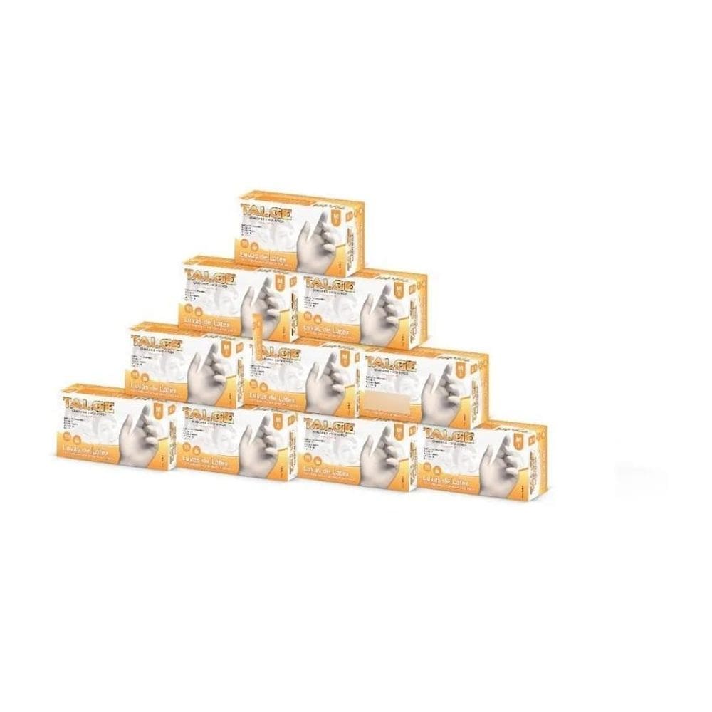 Luva De Procedimento Latex Com Po 10X100 Talge - M