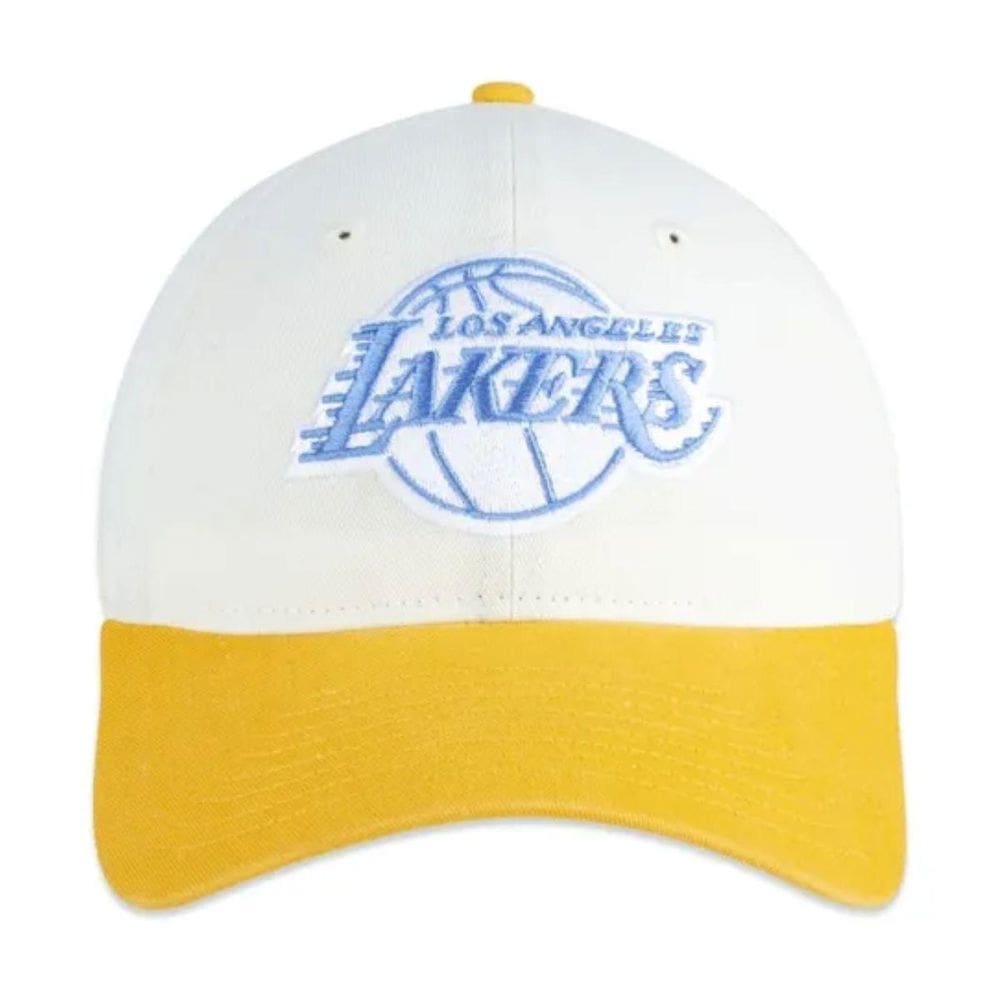 Boné New Era 920 Los Angeles Lakers Branco Amarelo