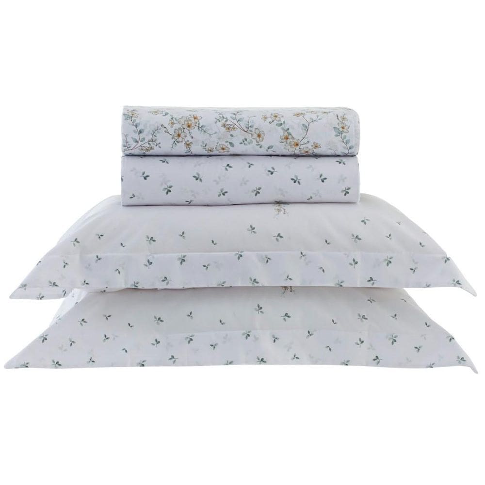 Jogo De Cama Queen Vida Bela 200 Fios Naome Kacyumara