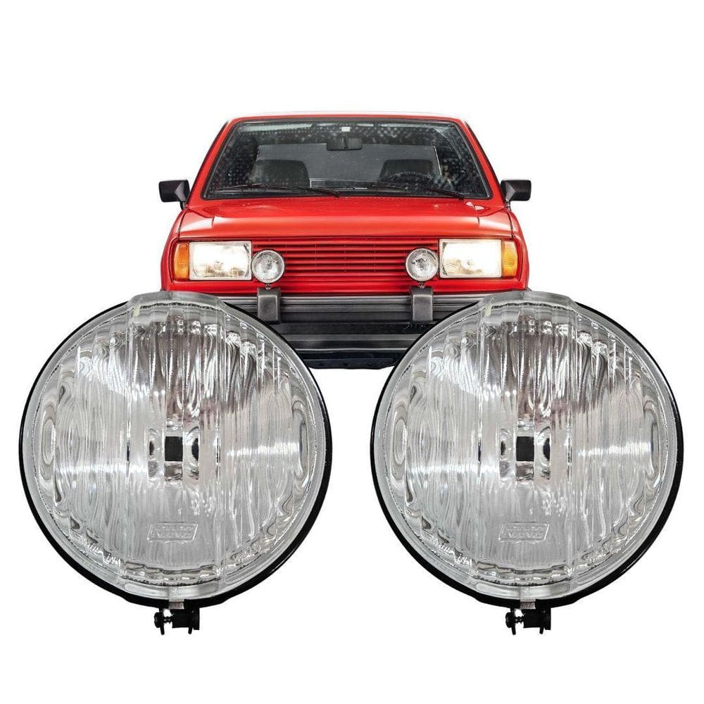 Par Farol Milha Universal Redondo Para Gol Gt Gts Gti Vidro