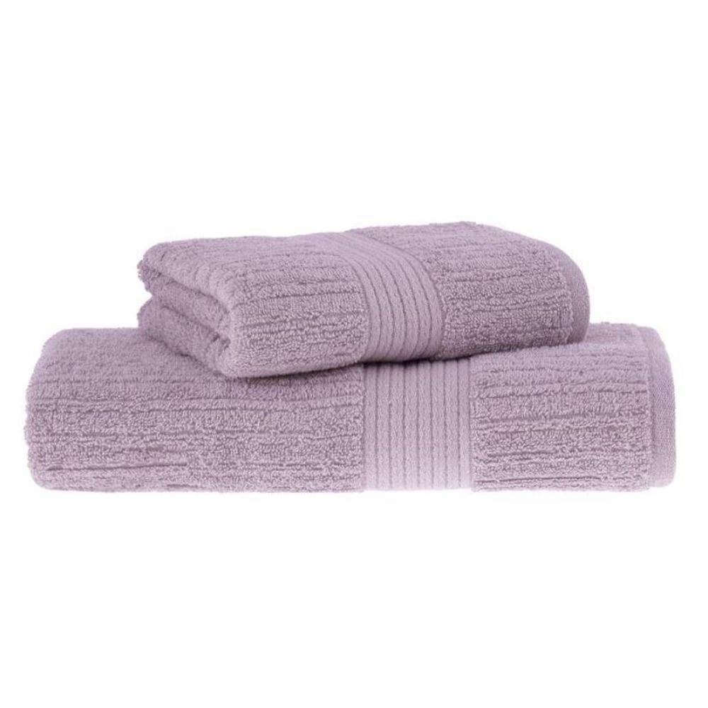 Toalha De Banho E Rosto Fio Penteado Canelado Buddemeyer