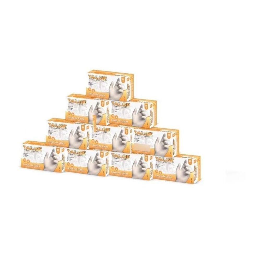Luva De Procedimento Latex Com Po 10X100 Talge - G