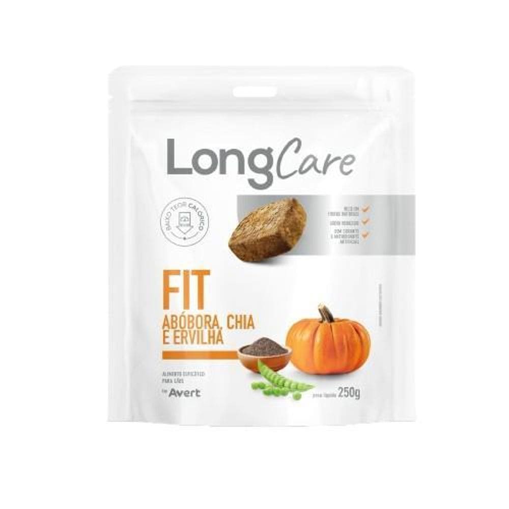 Longcare Bifinho Fit Sabor Abóbora, Chia E Ervilha Cães 250G