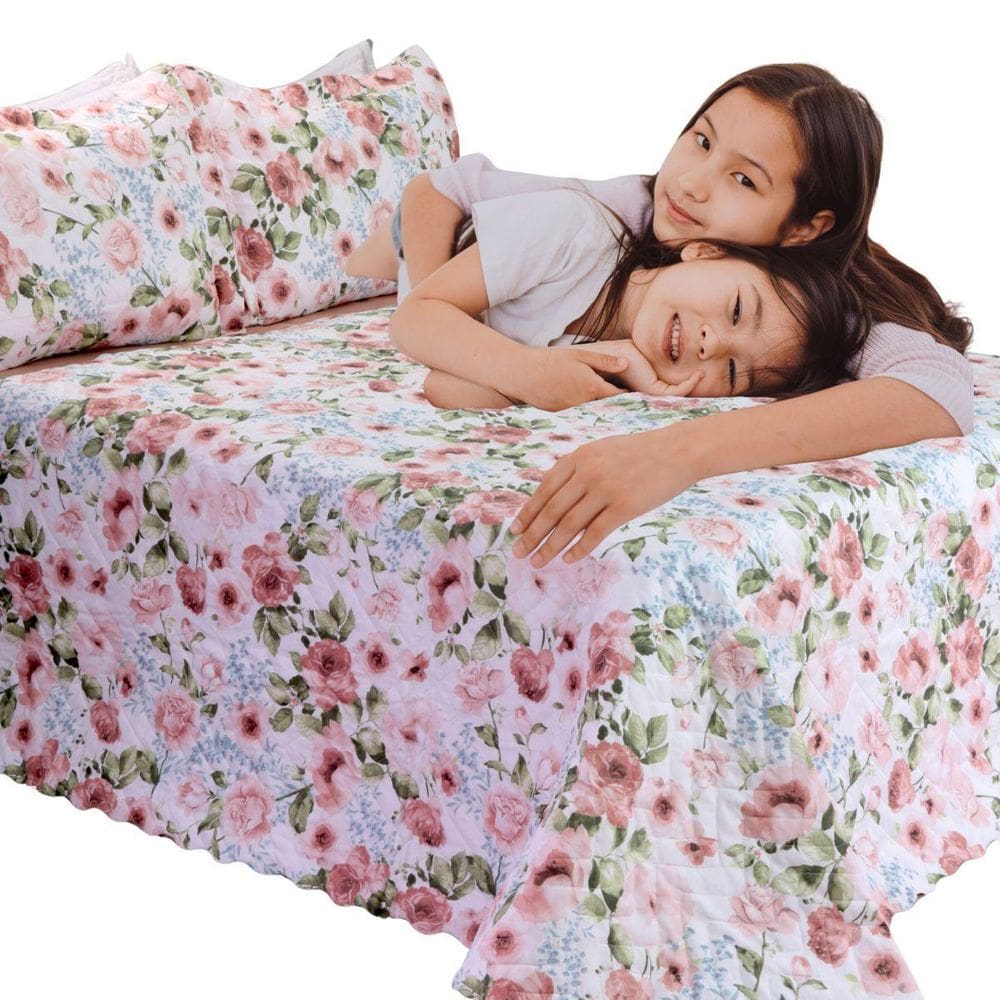 Kit Cobre Leito Queen 3 Peças Dupla Face Bouti Garden