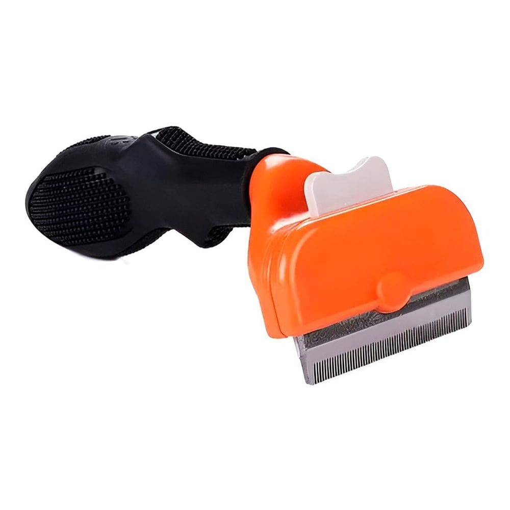 Rasqueadeira Escova Aço Inox Cães Médios Remove Pelos