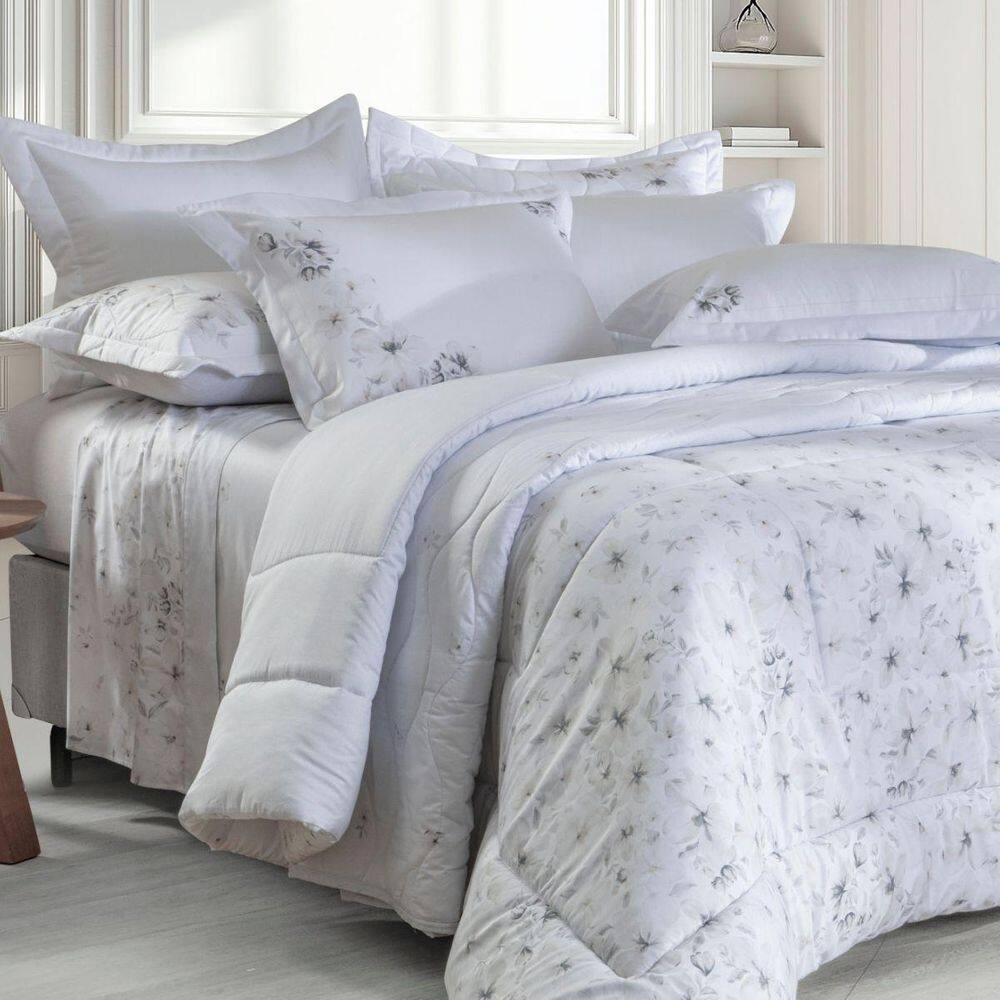 Cobreleito King 300 Fios Kacyumara Satinee 03 Peças Piaza