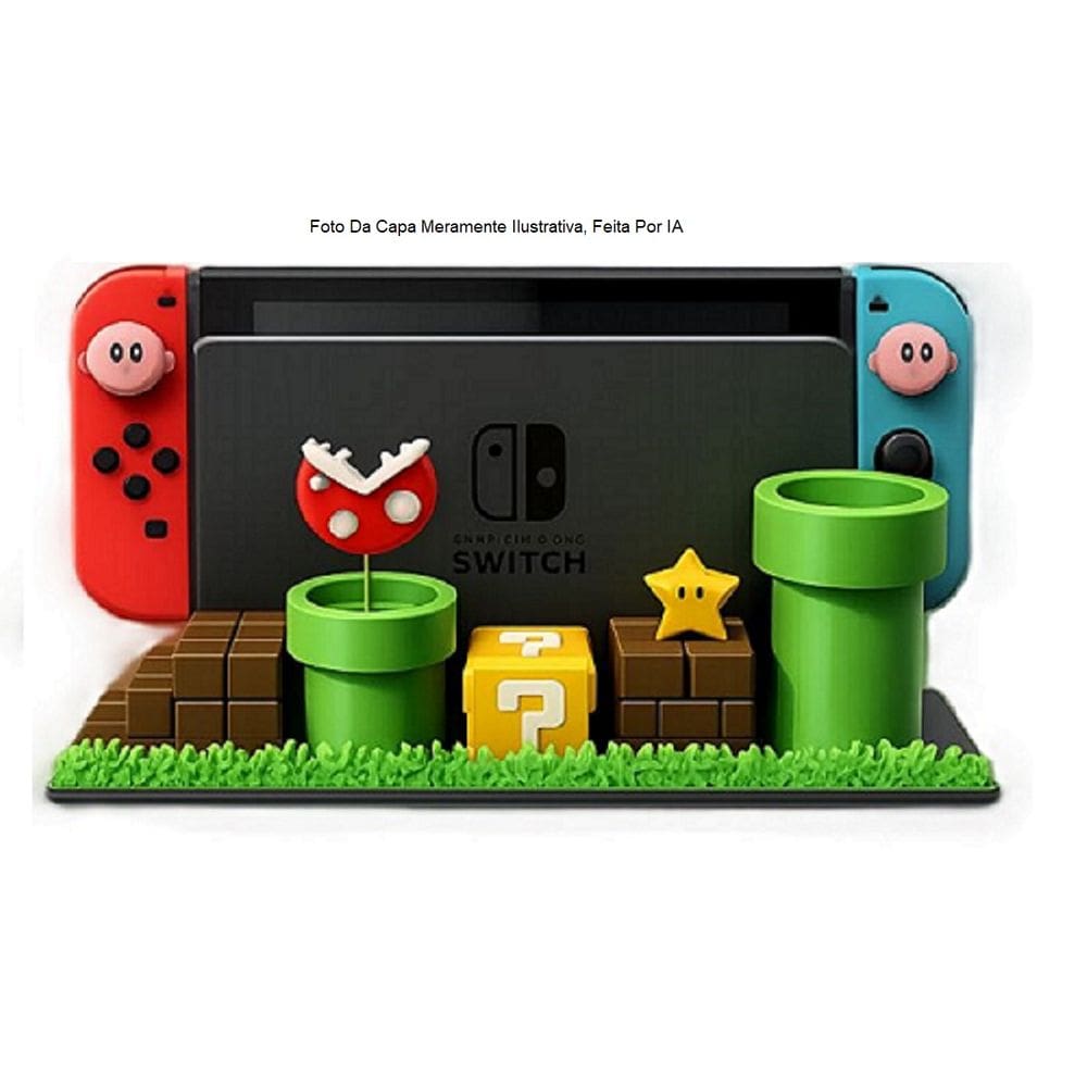 Suporte para Nintendo Switch - Super Mario