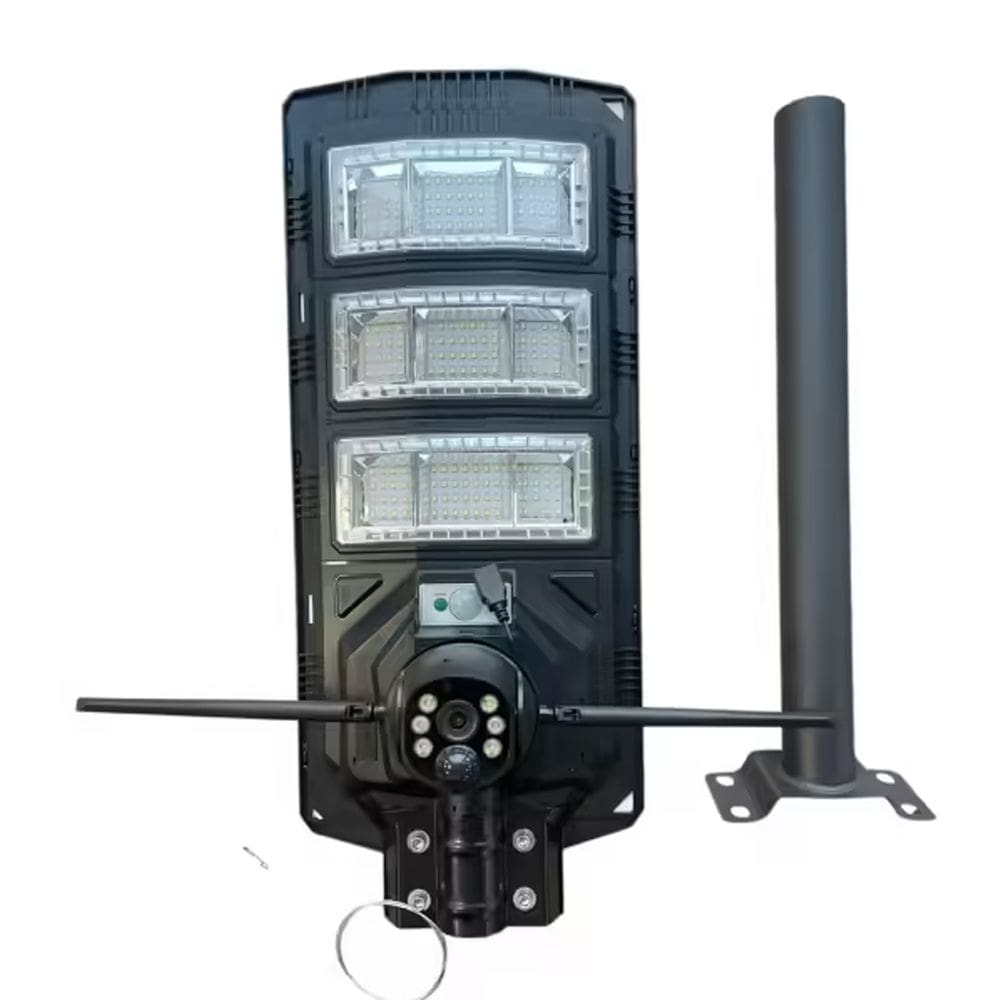 Luminaria Camera Solar App Celular Controle Remoto Sensor Movimento Iluminaçao Segurança Casa Garagem Varanda