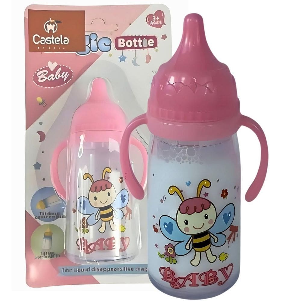 Mamadeira Mágica Com Leite Bonecas Brinquedo - Castela