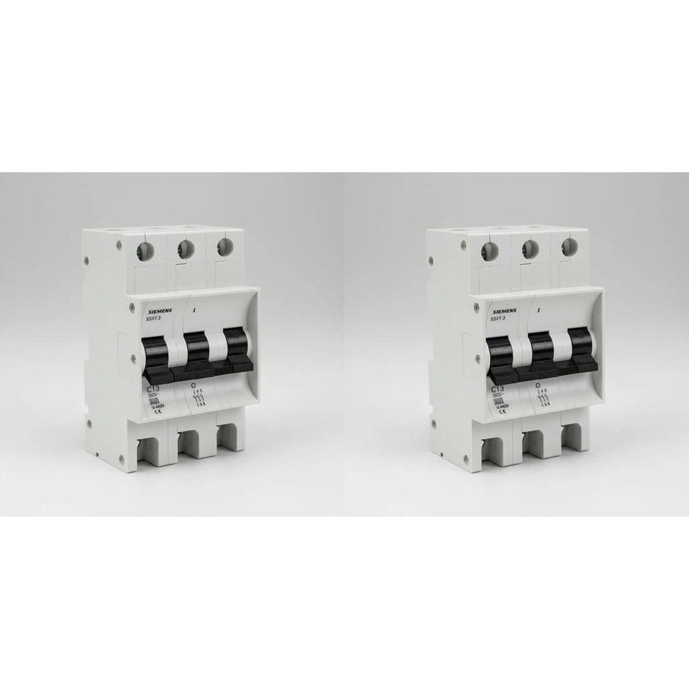 Kit 2 Disjuntores Tripolar13A Curvac - Siemens