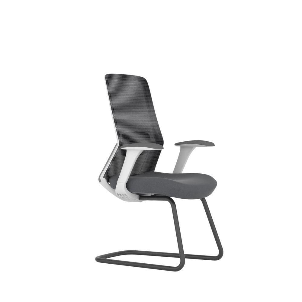 Cadeira Escritório Interlocutor Cadenza Cinza