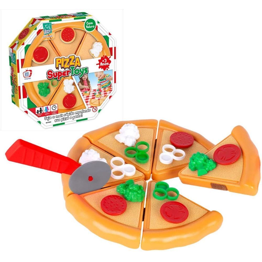 Brinquedo Pizza Da Super Toys Jogo 602 - Super Toys