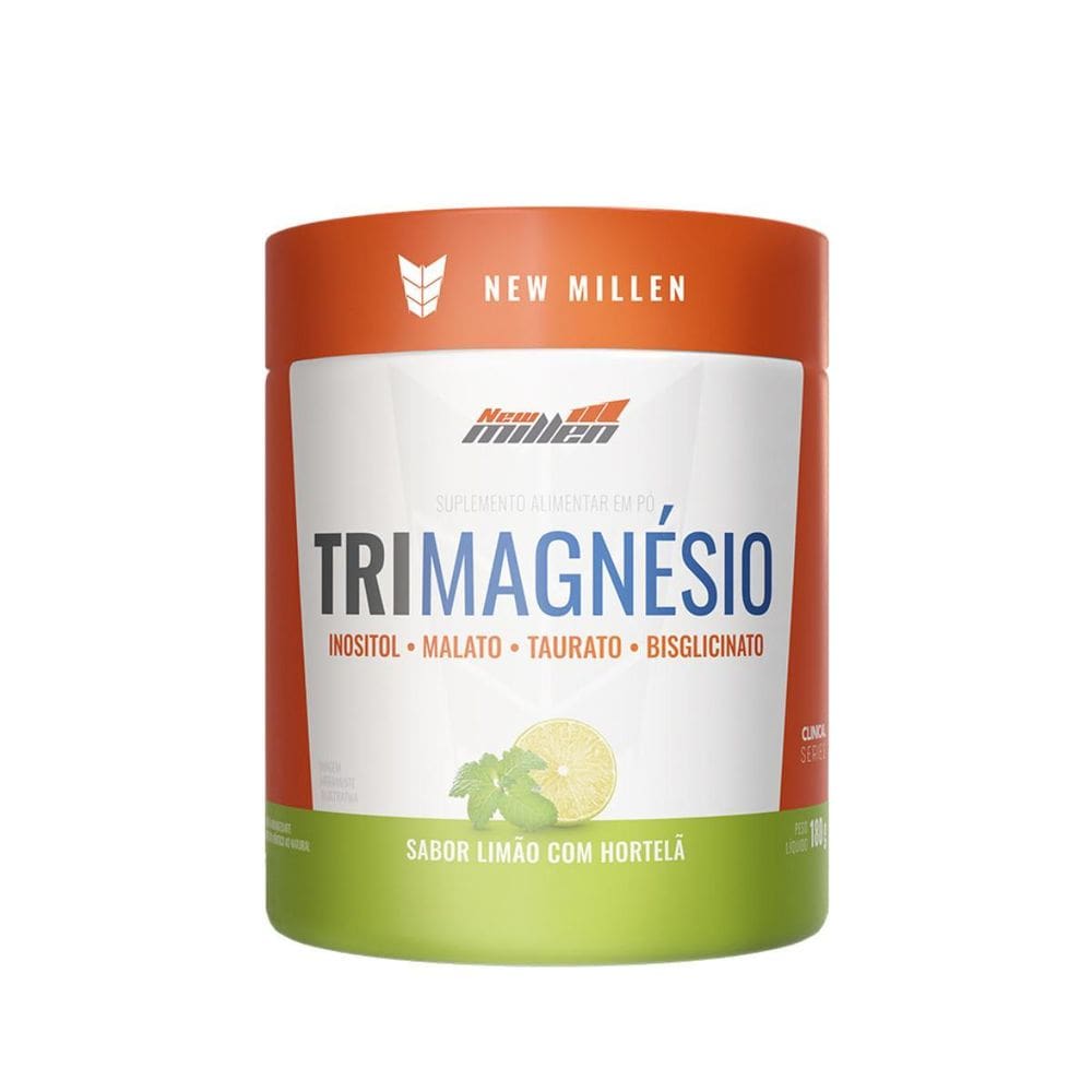 Trimagnésio Limão Com Hortelã 180G - New Millen